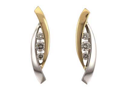 A000-62218: EARRINGS .27 TW