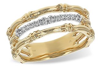 A188-80436: LDS WED RG .12 TW (YG & WG)