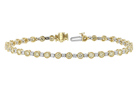 A188-81290: BRACELET 2.22 YELLOW DIA 3.04 TW