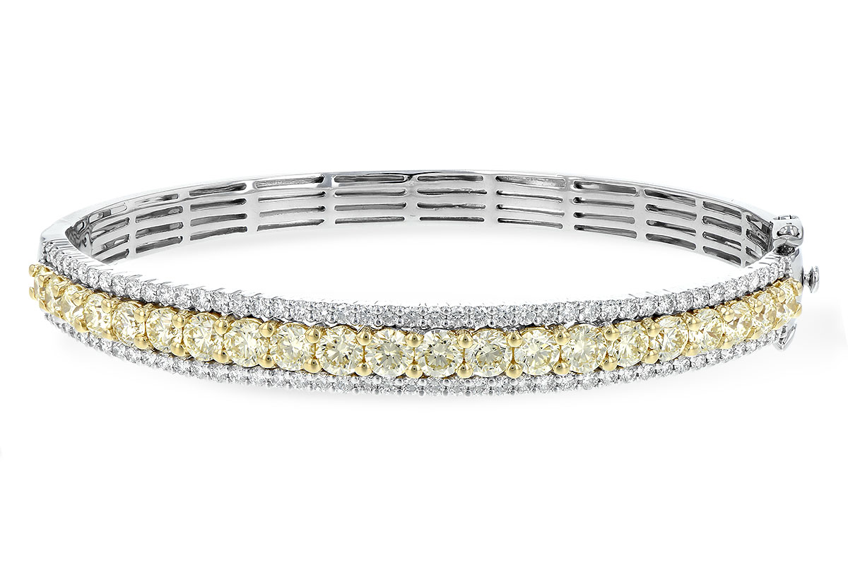 A189-66763: BANGLE 4.20 YELLOW DIAS 5.63 TW