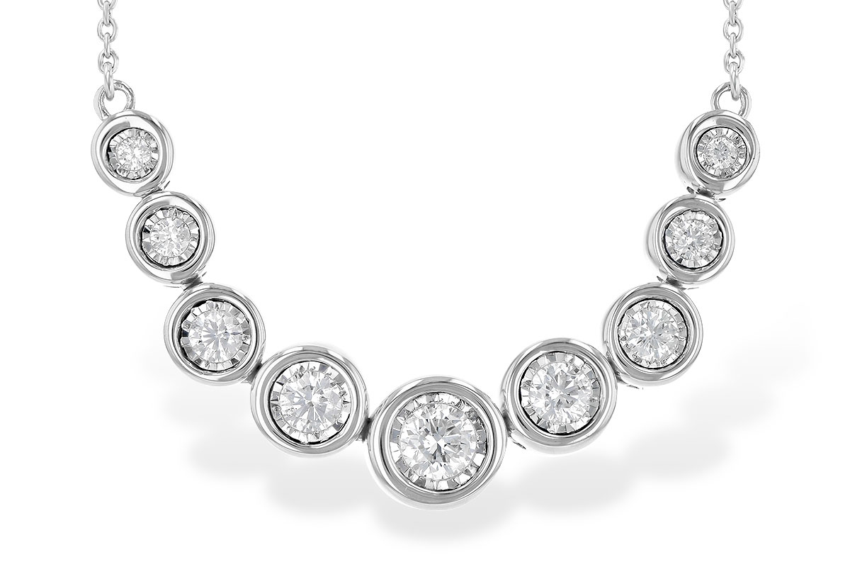 A190-61318: NECKLACE .50 TW