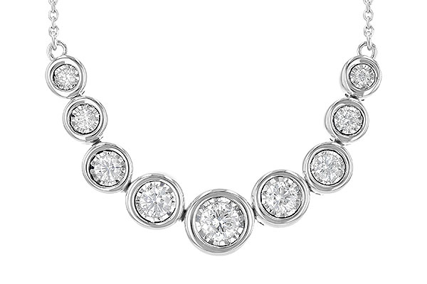 A190-61318: NECKLACE .50 TW