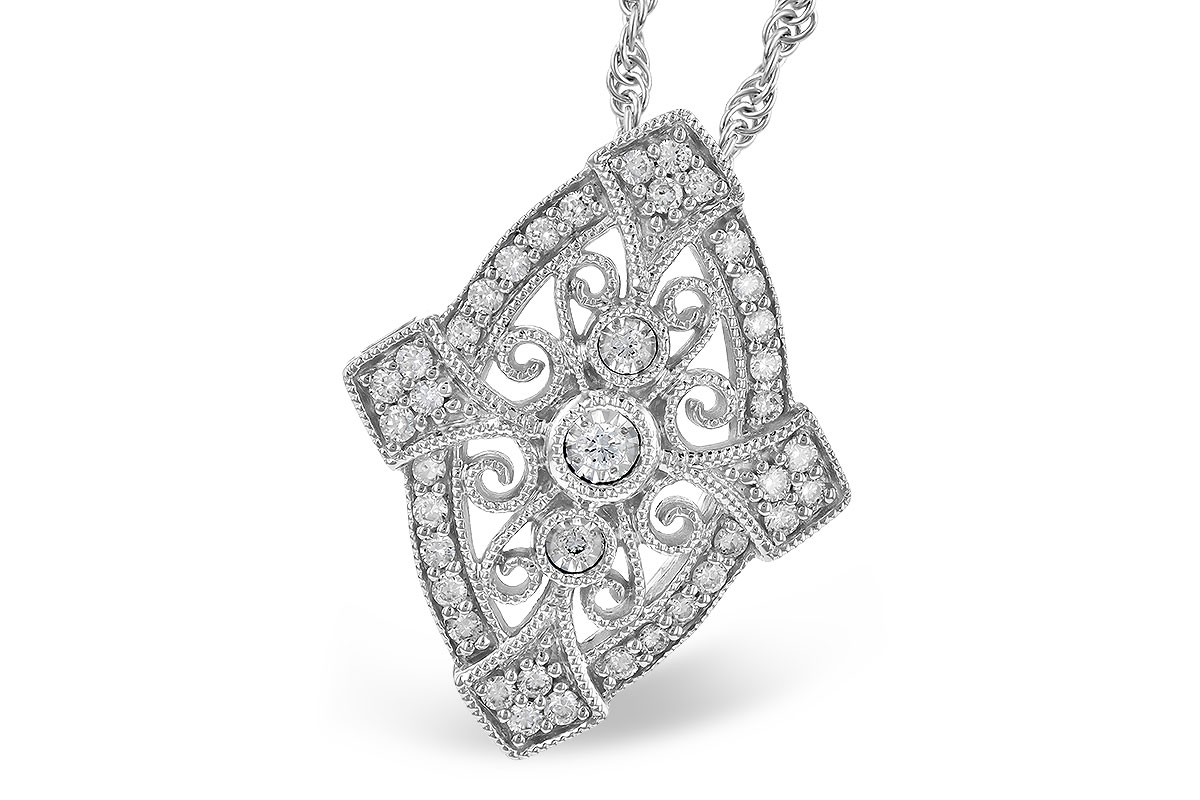 A273-28618: NECKLACE .20 TW