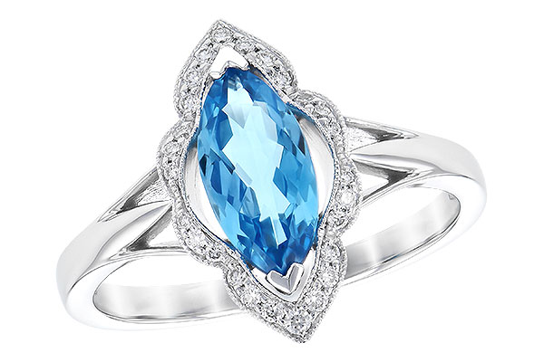 A273-34081: LDS RG 1.26 BLUE TOPAZ 1.37 TGW