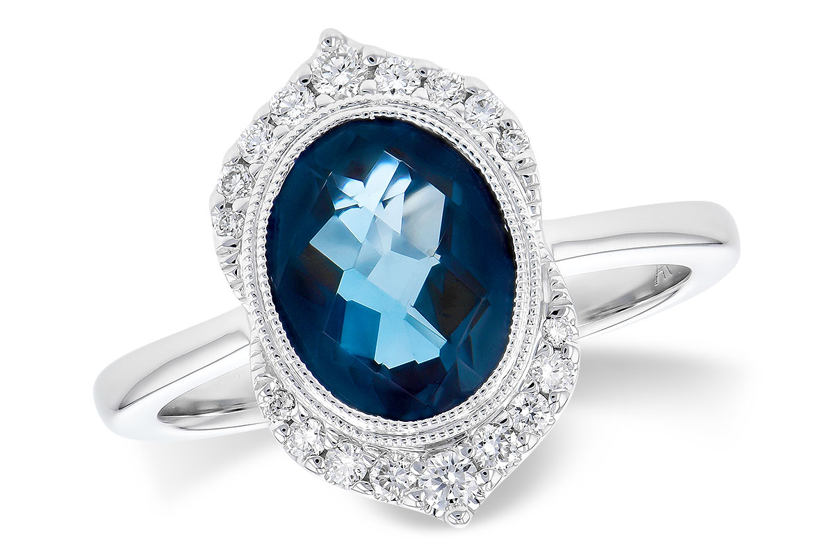 A273-34972: LDS RG 1.86 LONDON BLUE TOPAZ 2.00 TGW