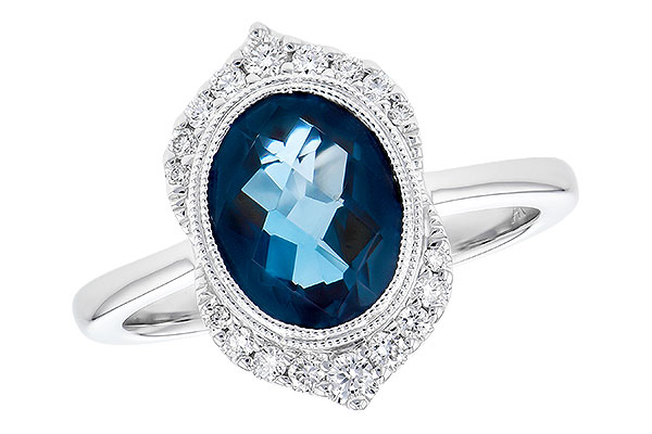 A273-34972: LDS RG 1.86 LONDON BLUE TOPAZ 2.00 TGW