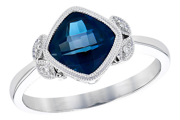 A273-35890: LDS 1.63 LONDON BLUE TOPAZ 1.65 TGW