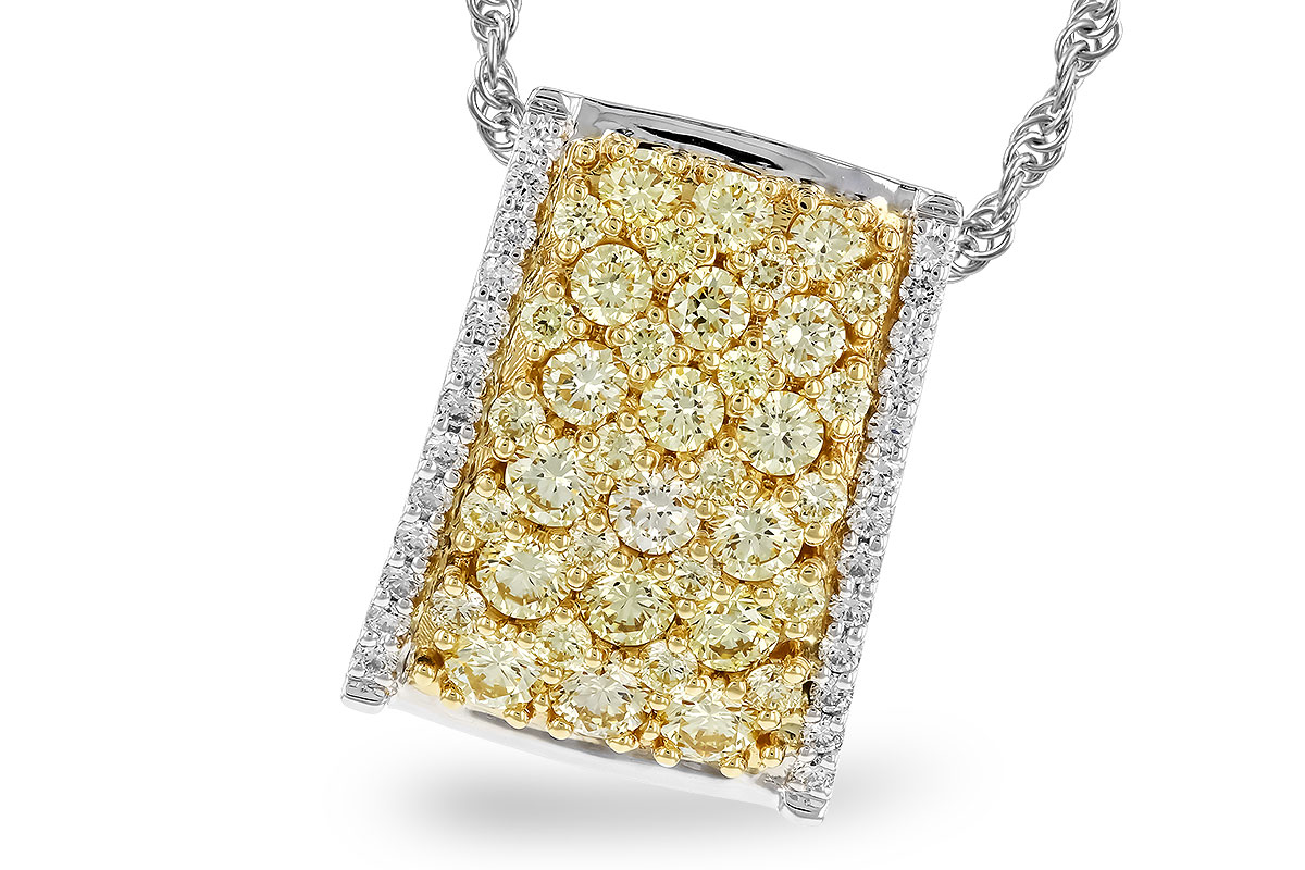 A274-20390: NECK 1.18 YELLOW DIAS 1.35 TW