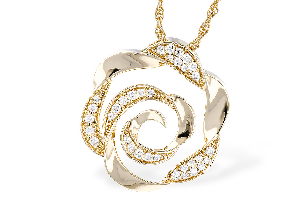 A274-21309: NECKLACE .20 TW