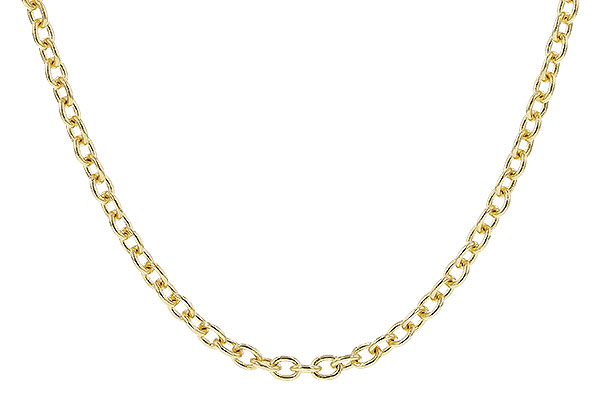 A274-24945: CABLE CHAIN (18", 1.3MM, 14KT, LOBSTER CLASP)