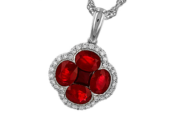 A275-11281: NECKLACE 1.72 RUBY 1.87 TGW