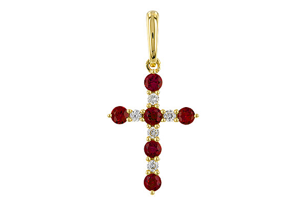 A275-11336: PENDANT .34 TW RUBY .42 TGW