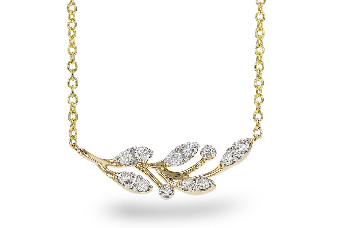 A275-12190: NECKLACE .32 TW (18")