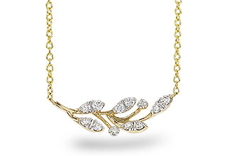 A275-12190: NECKLACE .32 TW (18")