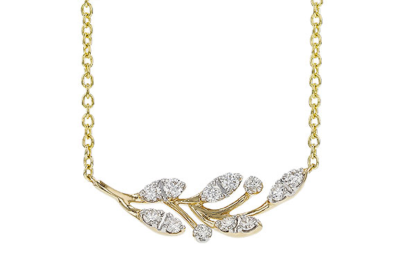 A275-12190: NECKLACE .32 TW (18")