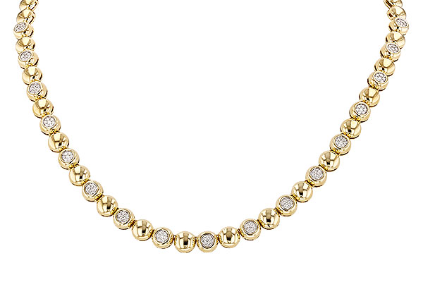 A275-14090: NECKLACE .87 TW (17")
