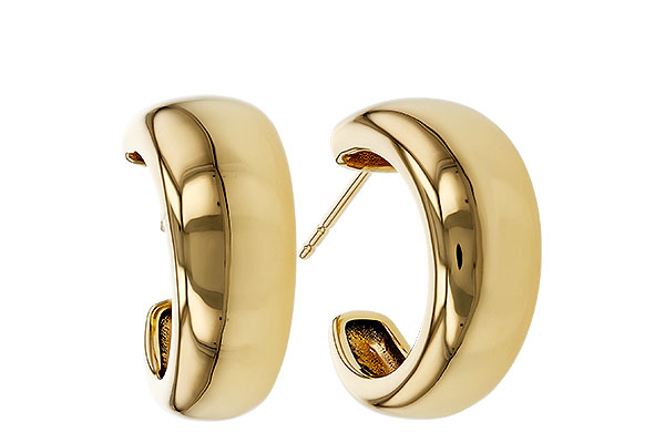 A275-16754: GOLD EARRINGS (16MM)