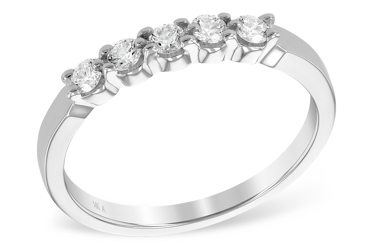 B186-04018: LDS DIA WED RG .25 TW (5 STONES)