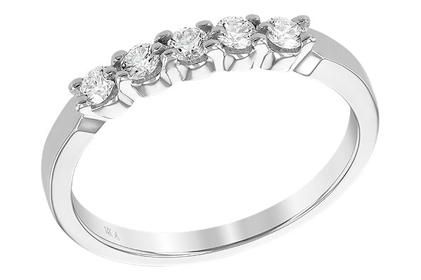 B186-04018: LDS DIA WED RG .25 TW (5 STONES)