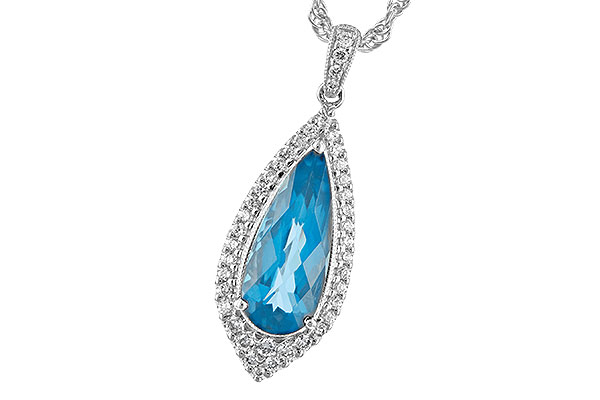 B189-66754: NECK 2.40 BLUE TOPAZ 2.65 TGW