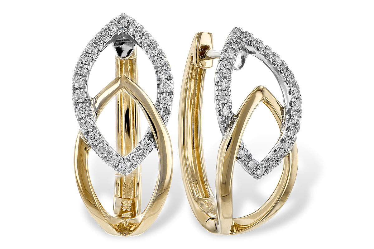 B189-71354: EARRINGS .25 TW
