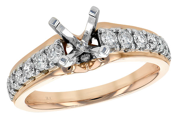 B189-72218: LDS SEMI DIA RG .50 TW