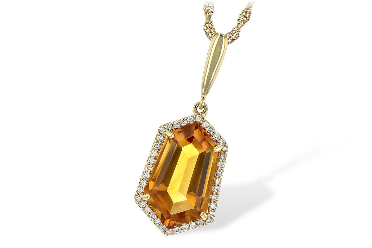 B190-55863: NECK 3.66 CITRINE 3.80 TGW