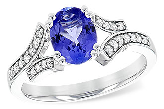 B190-61363: LDS RG 1.15 TANZANITE 1.30 TGW