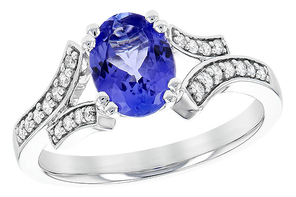 B190-61363: LDS RG 1.15 TANZANITE 1.30 TGW