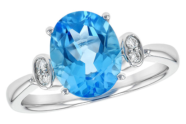 B190-62272: LDS RG 2.84 BLUE TOPAZ 2.90 TGW (10x8MM BT)