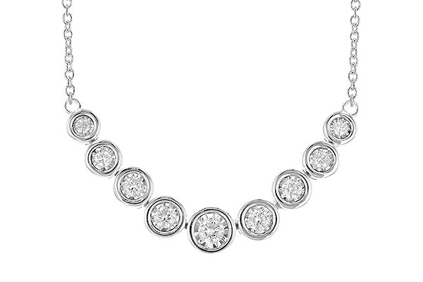 B273-30427: NECKLACE .75 TW