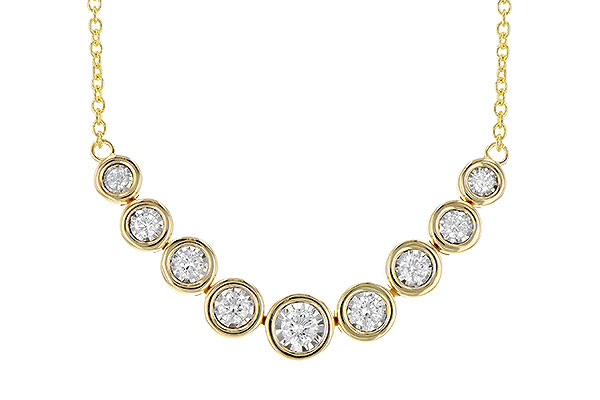 B273-30427: NECKLACE .75 TW
