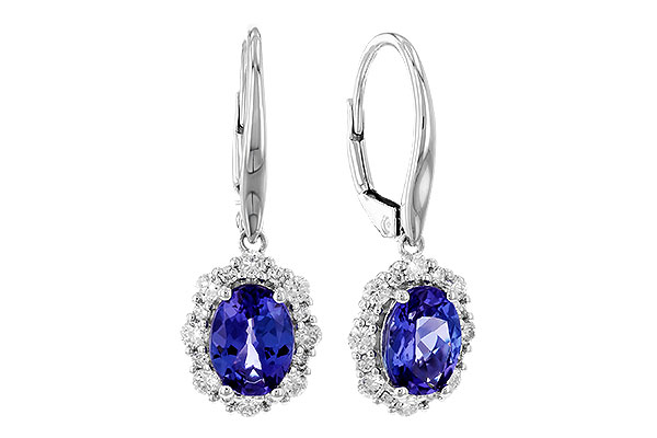 B274-23099: EARR 1.28 TW TANZANITE 1.72 TGW (7x5 OVAL)