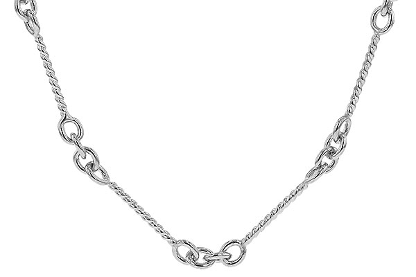 B274-24081: TWIST CHAIN (18", 0.8MM, 14KT, LOBSTER CLASP)