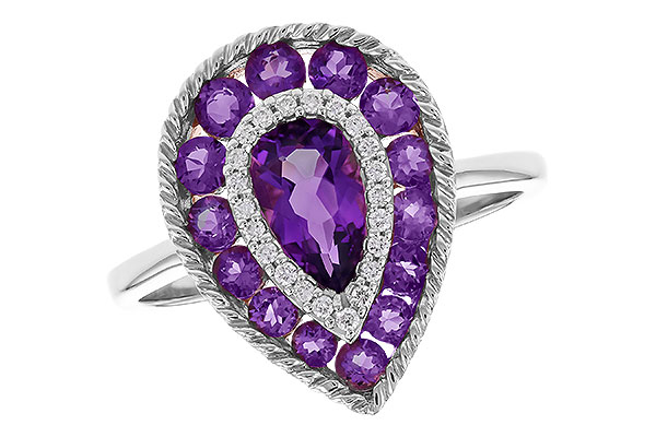 B274-25890: LDS RG 1.14 TW AMETHYST 1.22 TGW