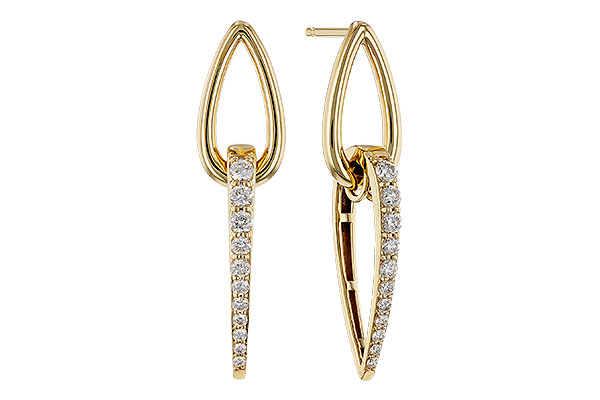 B275-10427: EARRINGS .75 TW