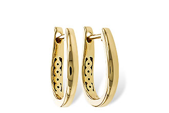 B275-14981: GOLD EARRINGS (15MM)