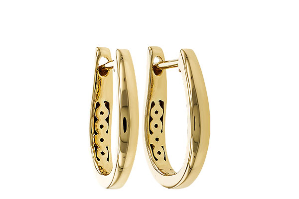 B275-14981: GOLD EARRINGS (15MM)