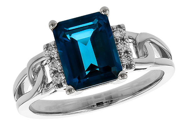 B275-15845: LDS RG 2.42 LONDON BLUE TOPAZ 2.50 TGW (9x7MM LBT)