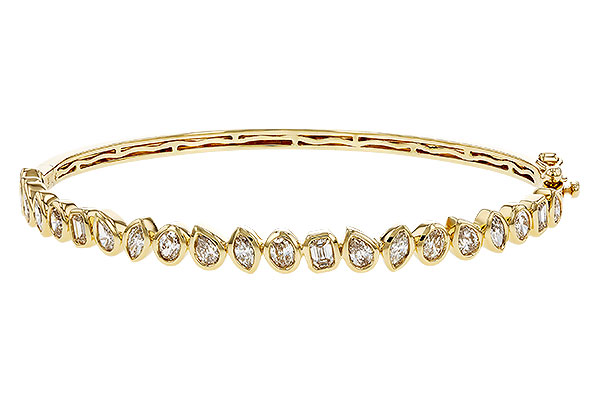 B275-16781: BANGLE 1.65 TW FANCY CUT DIAS