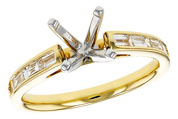B276-00381: LDS SEMI DIA RG .38 TW BAGUETTES