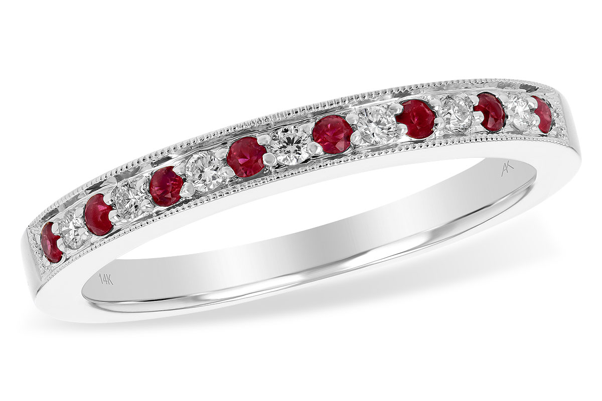 C184-24027: LDS WED RG .12 RUBY .21 TGW