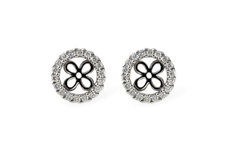 C187-85845: EARRING JACKETS .30 TW (FOR 1.50-2.00 CT TW STUDS)