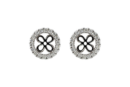 C187-85845: EARRING JACKETS .30 TW (FOR 1.50-2.00 CT TW STUDS)