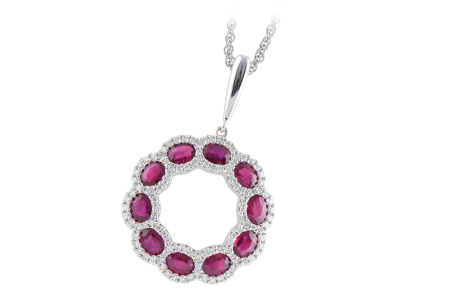 C188-75899: NECK 2.00 RUBY 2.38 TGW