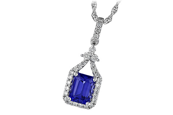 C190-54945: NECK 1.42 TANZANITE 1.72 TGW