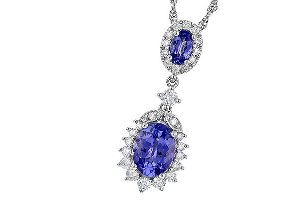 C190-60454: NECK 1.26 TW TANZANITE 1.60 TGW