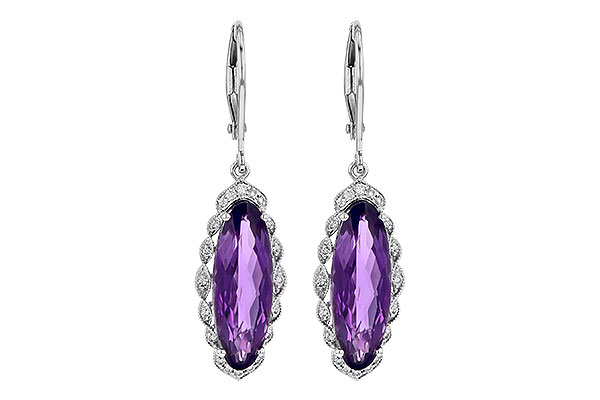 C190-62190: EARR 4.75 AMETHYST 4.90 TGW