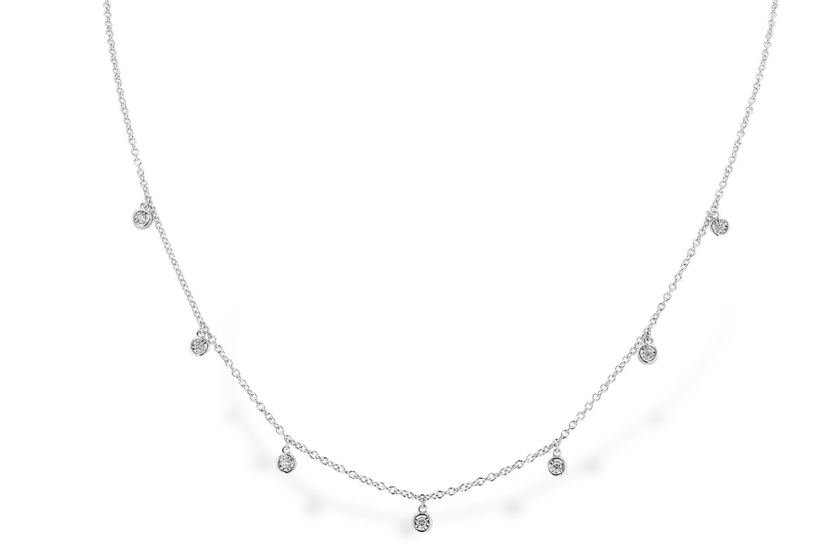 C274-19536: NECKLACE .12 TW (18")