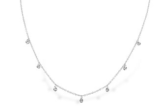 C274-19536: NECKLACE .12 TW (18")